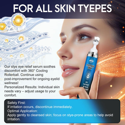 PENNTR Stye Eye Treatment – Plant-Based Roller Serum for Styes, Chalazions & Blepharitis (1 Fl Oz)