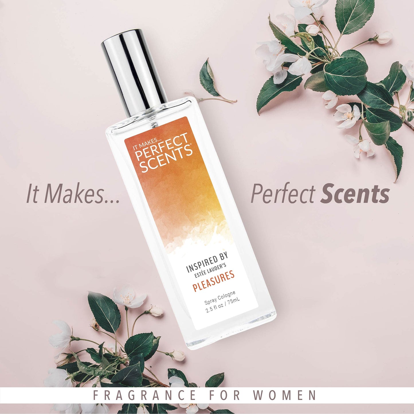 Perfect Scents Pleasures-Inspired Women’s EDT – Vegan, Cruelty-Free, 2.5 fl oz