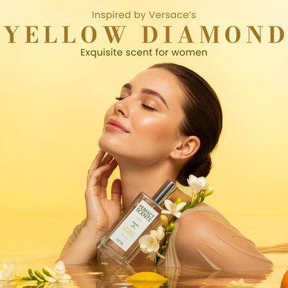 Perfect Scents Fragrances – Inspired by Versace Yellow Diamond – Women’s EDT, 3.4 oz, Vegan & Cruelty-Free