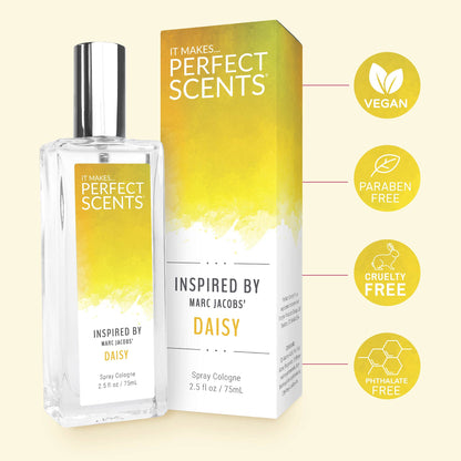 Perfect Scents Fragrances – Daisy-Inspired Women’s EDT | Vegan, Cruelty-Free, 2.5 oz
