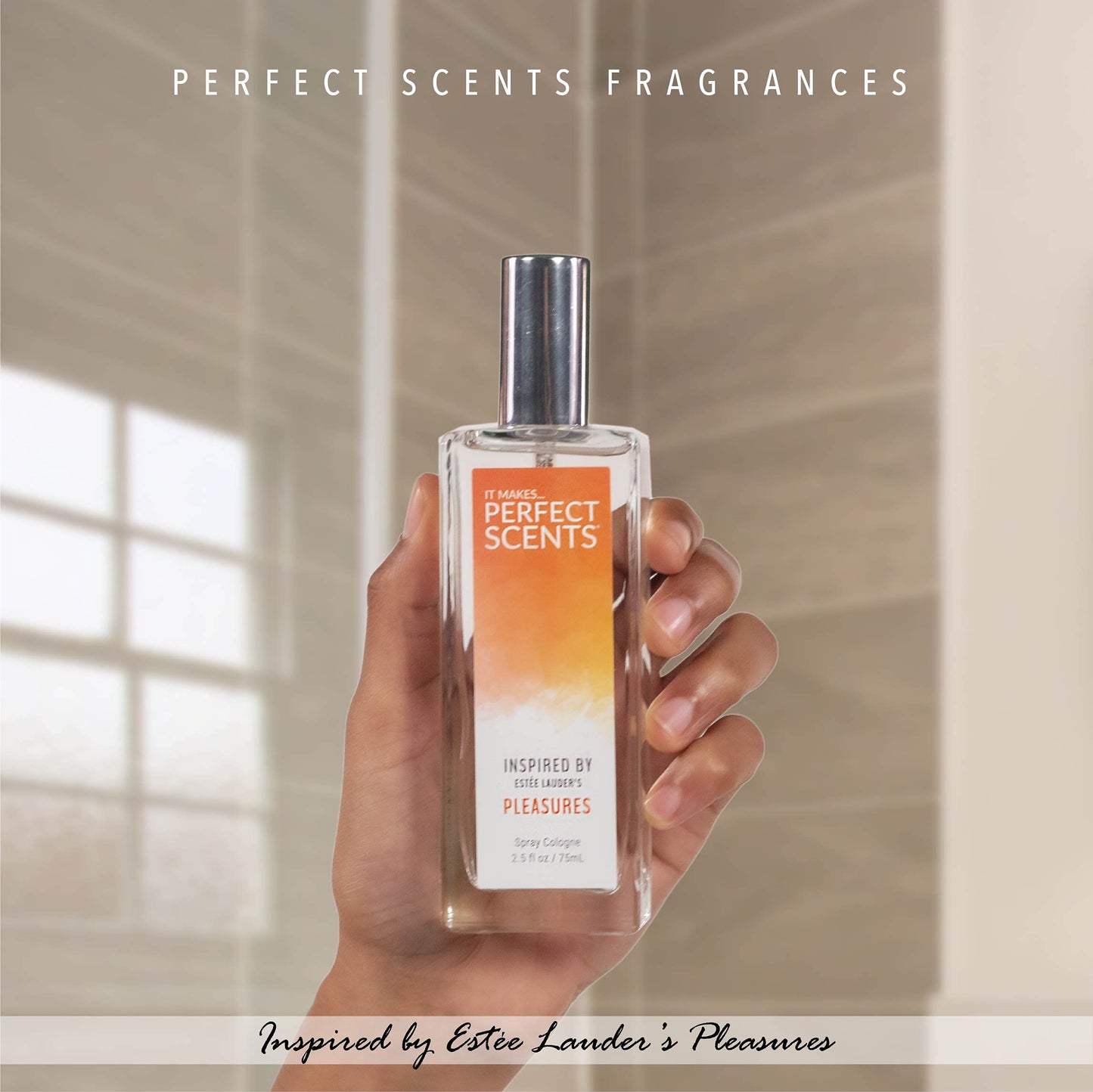Perfect Scents Pleasures-Inspired Women’s EDT – Vegan, Cruelty-Free, 2.5 fl oz