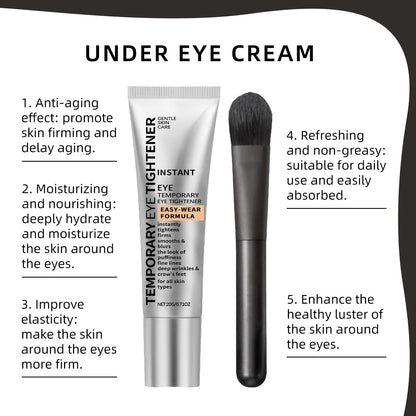 Perfection Eye Tightener with Brush – 2-Pack Hydrating Under-Eye Cream