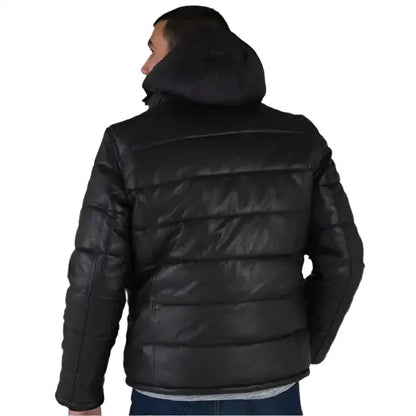 Performance Leather Down Jacket