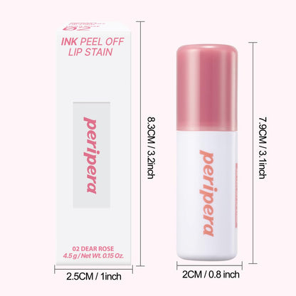 Peripera Ink Peel Off Lip Stain 02 Dear Rose – Long-Lasting, Transfer-Proof Lip Color
