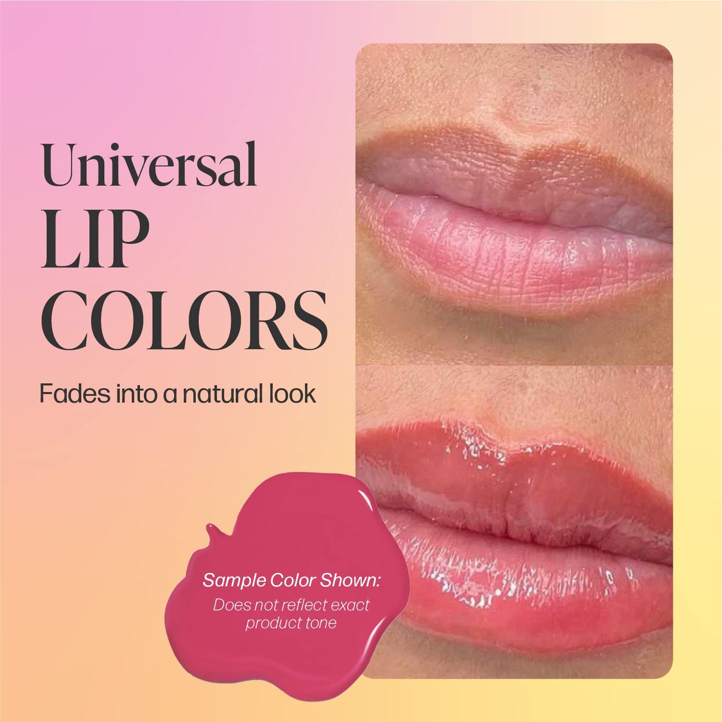 Perma Blend Sweet Melissa Lip Blush Ink – Natural Medium Pink Permanent Makeup Tattoo Ink (0.5 oz) – Vegan