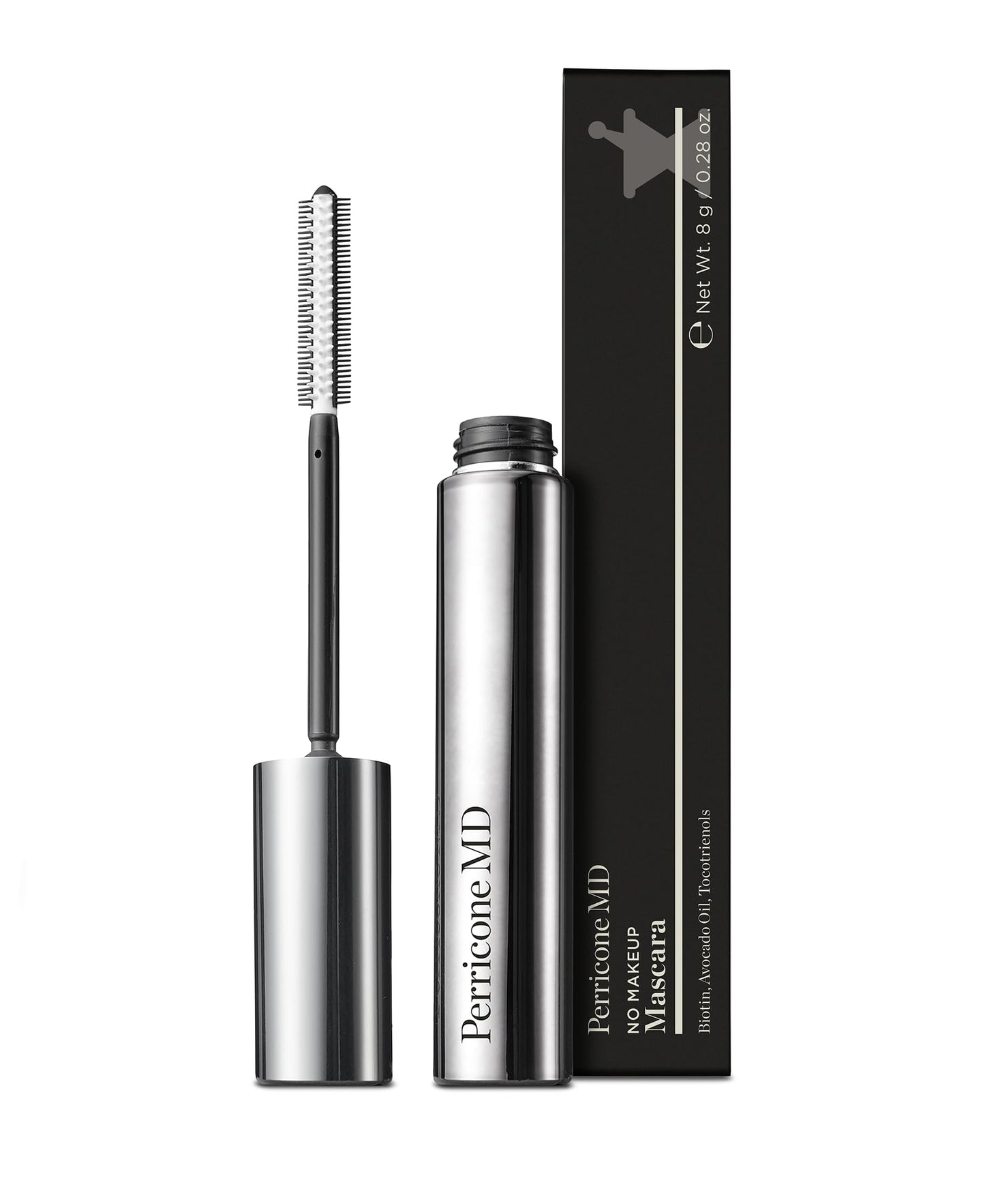 Perricone MD No Makeup Mascara Blackest Black – 2-in-1 Lash Treatment & Mascara