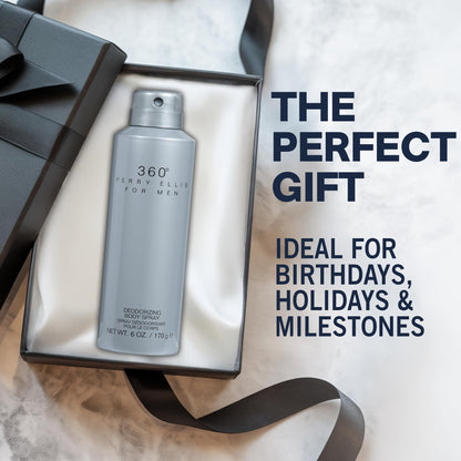 Perry Ellis 360° for Men 6 oz Body Spray – Fresh All-Day Fragrance