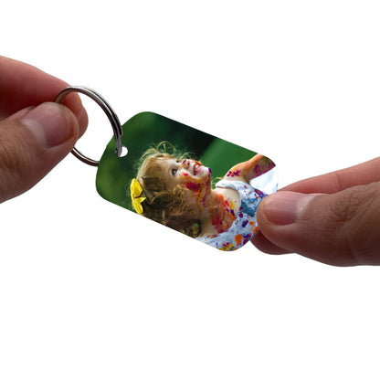 Personalised Double Sided Tag (Keyring)