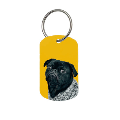 Personalised Double Sided Tag (Keyring)