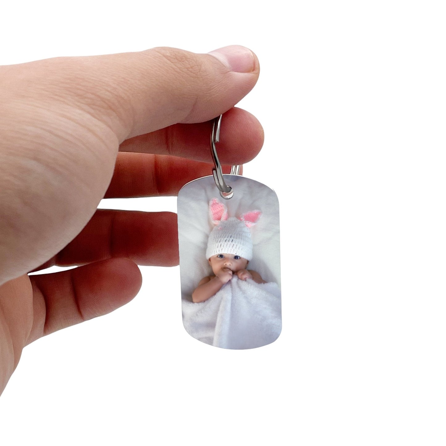 Personalised Double Sided Tag (Keyring)