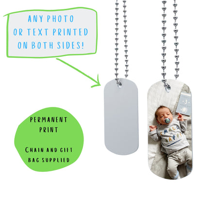 Personalised Double Sided Tag (Necklace)