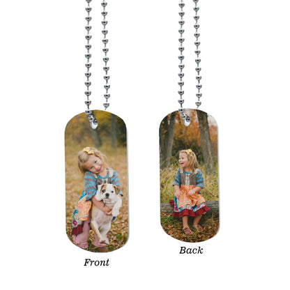 Personalised Double Sided Tag (Necklace)