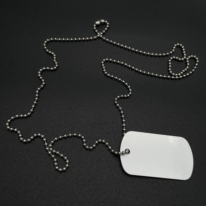 Personalised Double Sided Tag (Necklace)