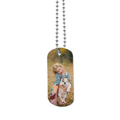 Personalised Double Sided Tag (Necklace)