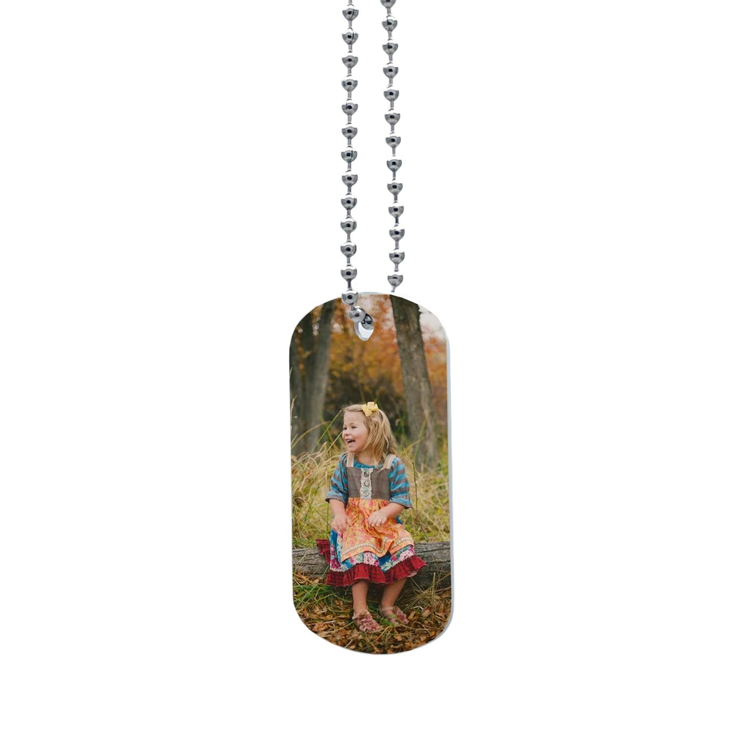 Personalised Double Sided Tag (Necklace)