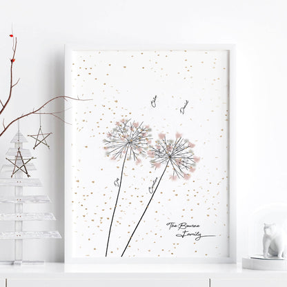 Family tree names | wall art print
