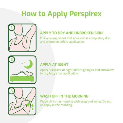 Perspirex Comfort Antiperspirant Roll-On – 2-Pack for All-Day Sweat & Odour Protection