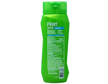 Pert 2-in-1 Shampoo & Conditioner – Anti-Dandruff, 13.5 fl oz (Pack of 6) | Classic Clean Scent