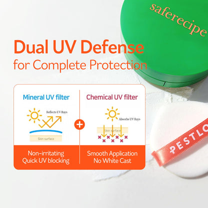 PESTLO Saferecipe Sun Pact SPF50+ PA+++ Grinding Dial Compact