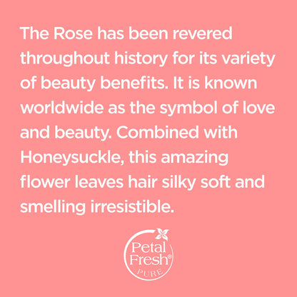 Petal Fresh Pure Softening Rose & Honeysuckle Shampoo – 355ml