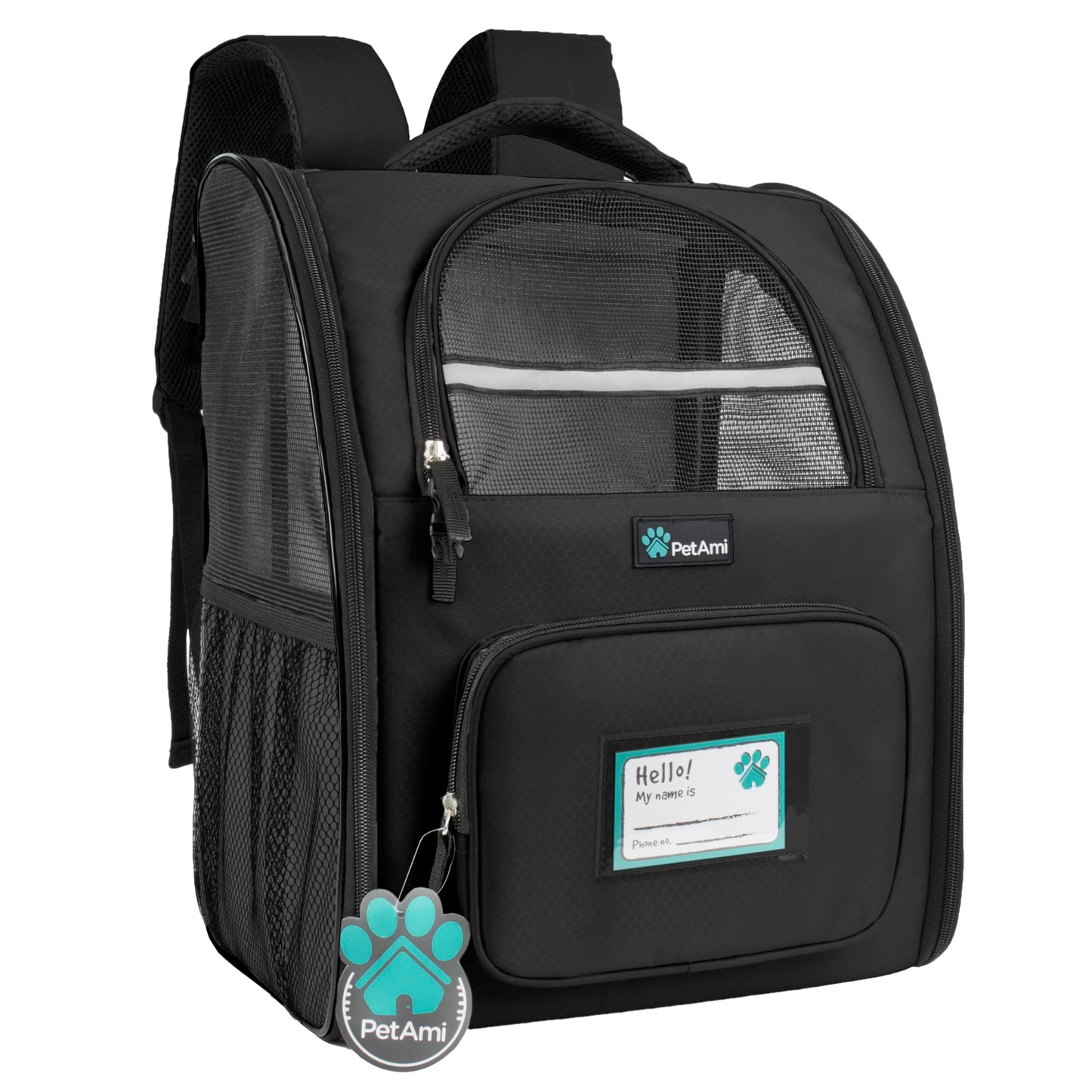 PetAmi Dog Backpack Carrier – Ventilated, Airline-Approved Pet Carrier for Cats & Dogs Up to 18 lbs