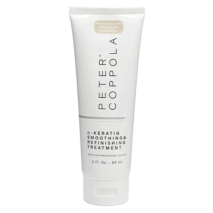 PETER COPPOLA a-Keratin Smoothing And Refinishing Treatment - Semi-Permanent Keratin Hair Care (3 oz) - Formaldehyde-Free