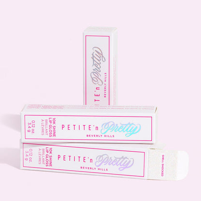 Petite 'N Pretty 10K Shine Lip Gloss for Girls – Shell Shocked, High Shine & Lightweight Hydration