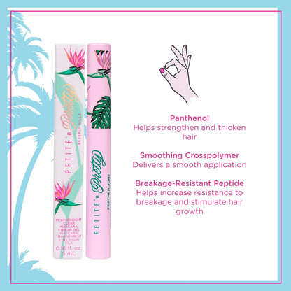 Petite 'N Pretty Featherlight Clear Mascara & Brow Gel – Kid-Safe, Non-Toxic, Made in USA