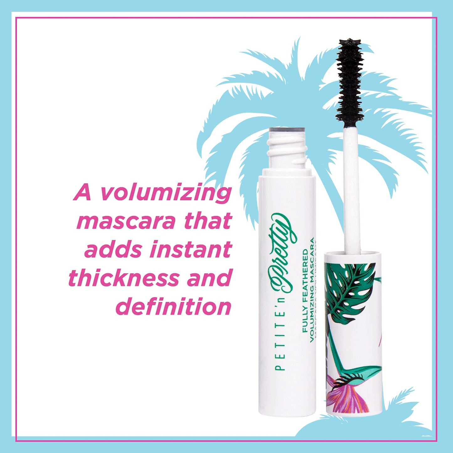 Petite 'N Pretty Fully Feathered Volumizing Mascara – Non-Toxic Makeup for Kids, Tweens & Teens
