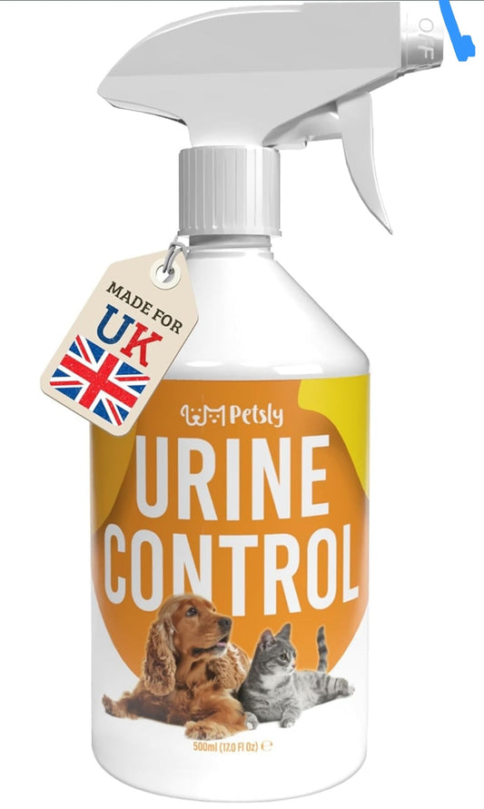 Petsly Powerful Dog & Cat Repellent Spray - 500ml - Family & Pet Safe - Non-Staining
