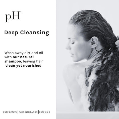pH PURE HAIR Smooth Perfect Shampoo & Conditioner Set – Frizz Control, Hydration & Monoi Oil