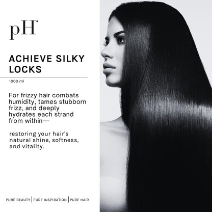 pH PURE HAIR Smooth Perfect Anti-Frizz Conditioner | Monoi Oil & Magnolia Extract | 33.8 oz