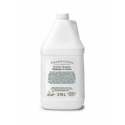 Pharmacopia Hotel Verbena Shampoo – Aromatherapy, Natural & Organic, Vegan & Cruelty-Free, 128 oz