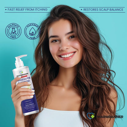 PHARMBANNER Anti-Fungal Shampoo & Conditioner Set – Tea Tree & Argan Oil for Scalp Care