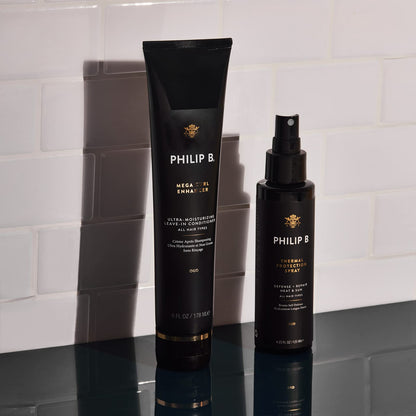 PHILIP B Thermal Protection Spray 2 oz | Pre-Styling Primer for Shine & Heat Defense