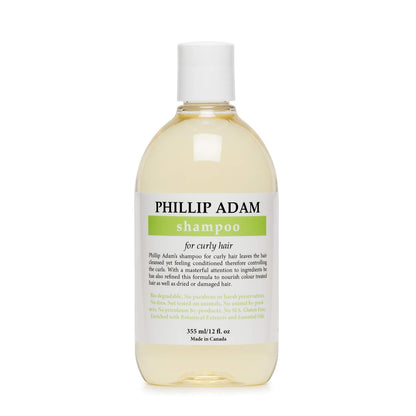 Phillip Adam Curly Hair Shampoo – Hydrating & Nourishing, Sulfate & Paraben Free, 12 oz