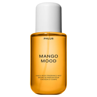 PHLUR Mango Mood Body Mist – Mango, Jasmine & Patchouli & Vanilla Fragrance for Hair & Body (8 Fl Oz)