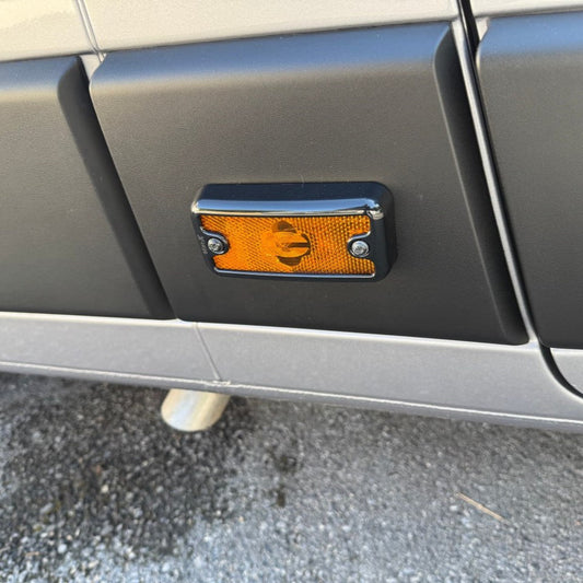 For Vauxhall Movano Signal Marker Light Cover/Guard – Gloss Black | Van-X