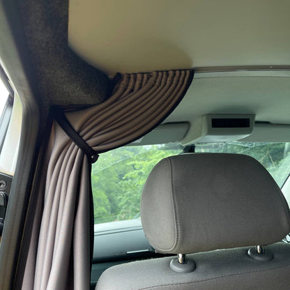 For VW T6,T6.1 Transporter Cab Divider Curtain Kit with Rail Premium Quality - Van-X