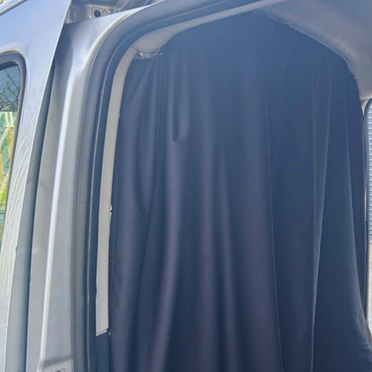For VW T6,T6.1 Transporter Cab Divider Curtain Kit with Rail Premium Quality - Van-X
