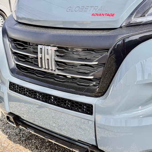 For Vauxhall Movano Bumper Honeycomb - Gloss Black, No Parking Sensors Replacement
