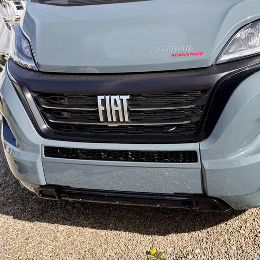 For Fiat Ducato Bumper Honeycomb - Gloss Black, No Parking Sensors Replacement