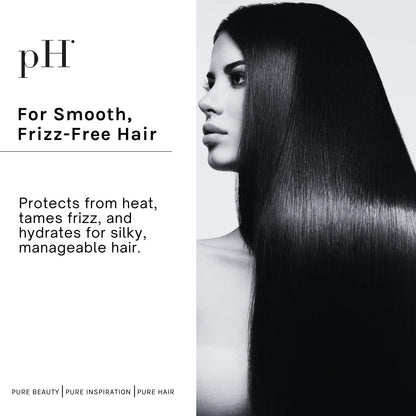 pH PURE HAIR Thermo-Protective Smoothing Creme – Heat & Frizz Defense (6.7 oz)