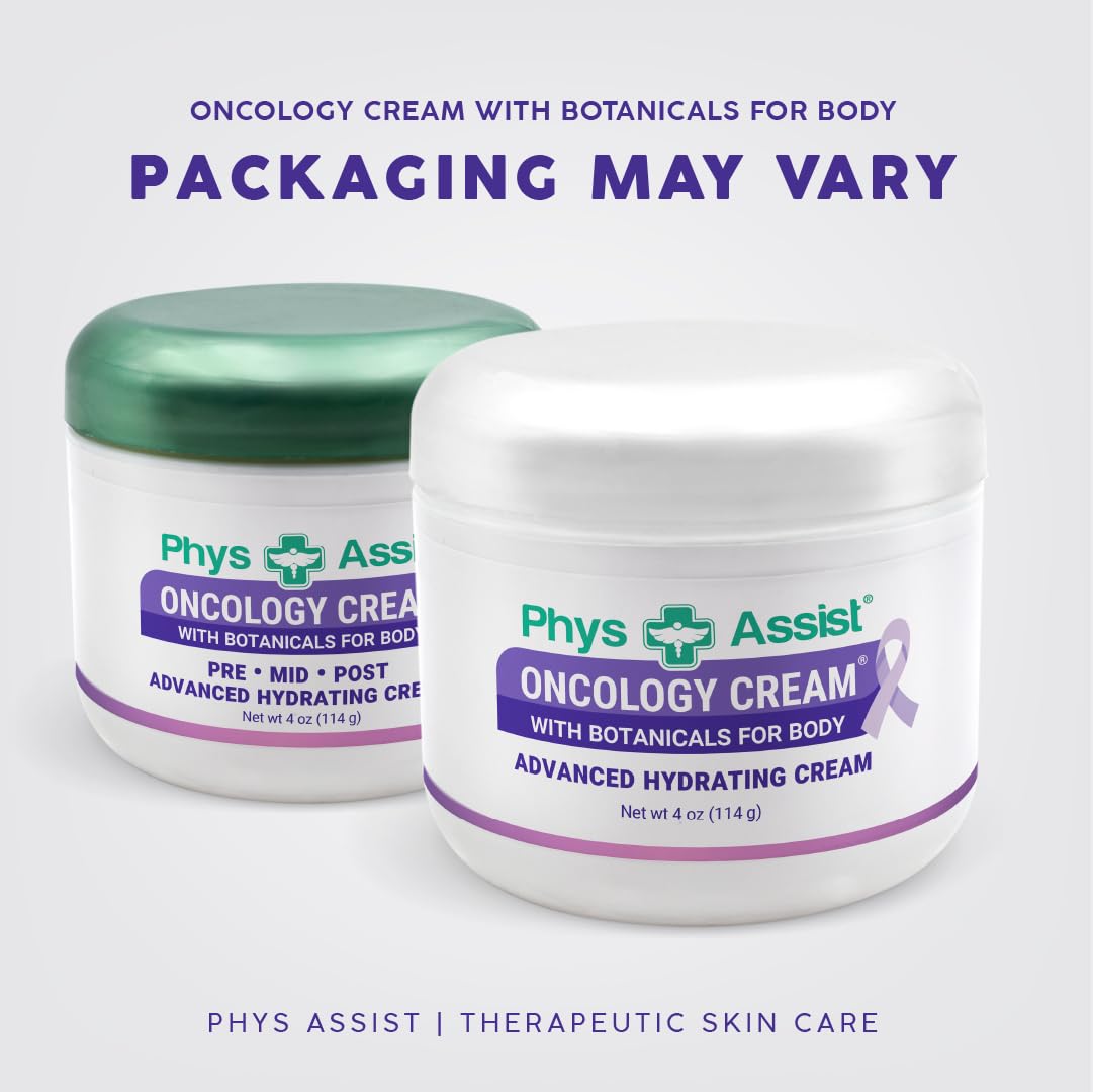 PhysAssist Oncology Cream 4 oz + Lip Balm Trio | Hydrating Skin Therapy