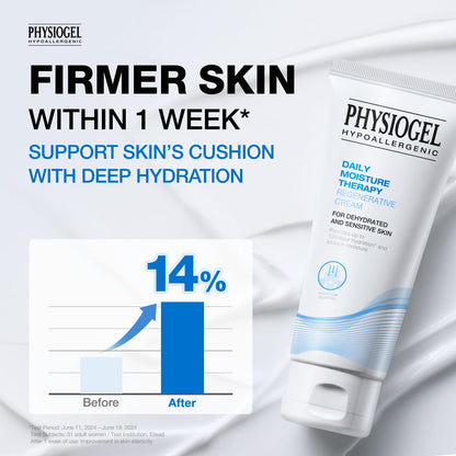 PHYSIOGEL Facial Moisturizer – 120-Hour Hydration, Fragrance-Free, Barrier-Strengthening Cream (100ml)