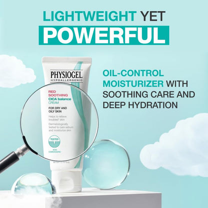 Physiogel Moisturizer Cream – Lightweight, Non-Comedogenic Hydration for Sensitive, Acne-Prone Skin