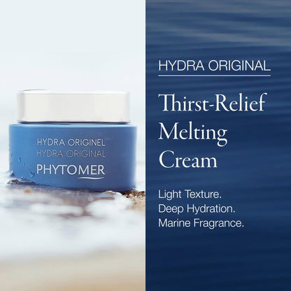 Phytomer Hydra Original Thirst-Relief Melting Cream | Organic Hydration for Dry Skin | 50ml