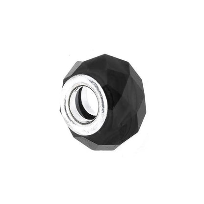1 Piece 15*15mm Alloy Resin Geometric Polished Beads