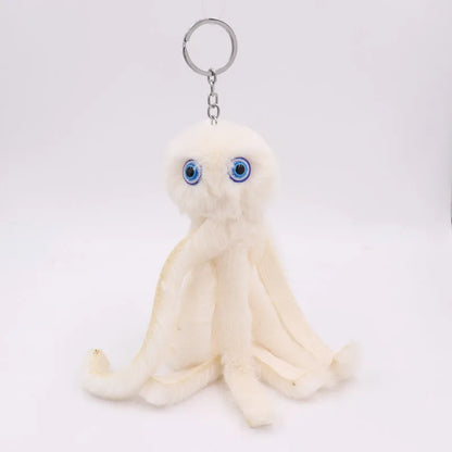 Simple Style Classic Style Solid Color Imitate rex rabbit fur Women's Keychain