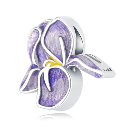 1 Piece Diameter 10mm 925 Sterling Silver Zircon Heart Shape Flower Jewelry Accessories